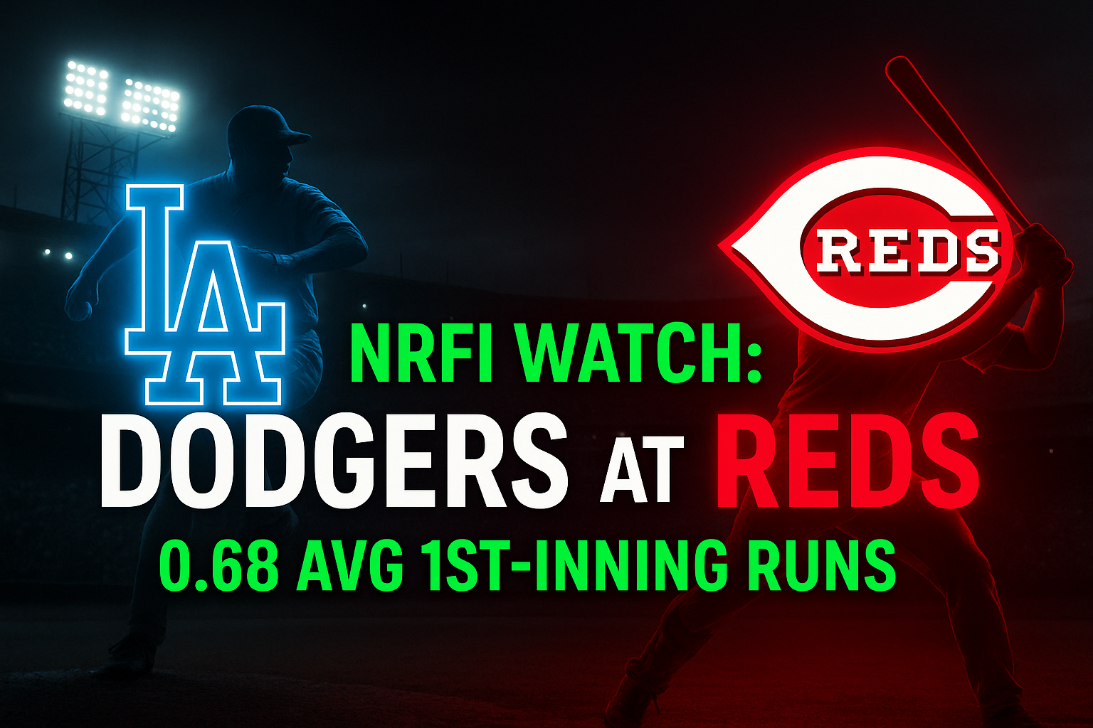 Dodgers at Reds NRFI Watch 7-29